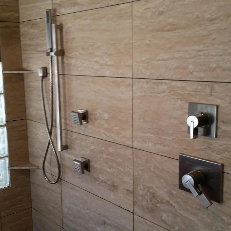 Shower fixture installation for Water Heater Replacement in Shelley